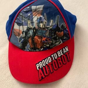 Autobot Kids Cap - Red and Blue